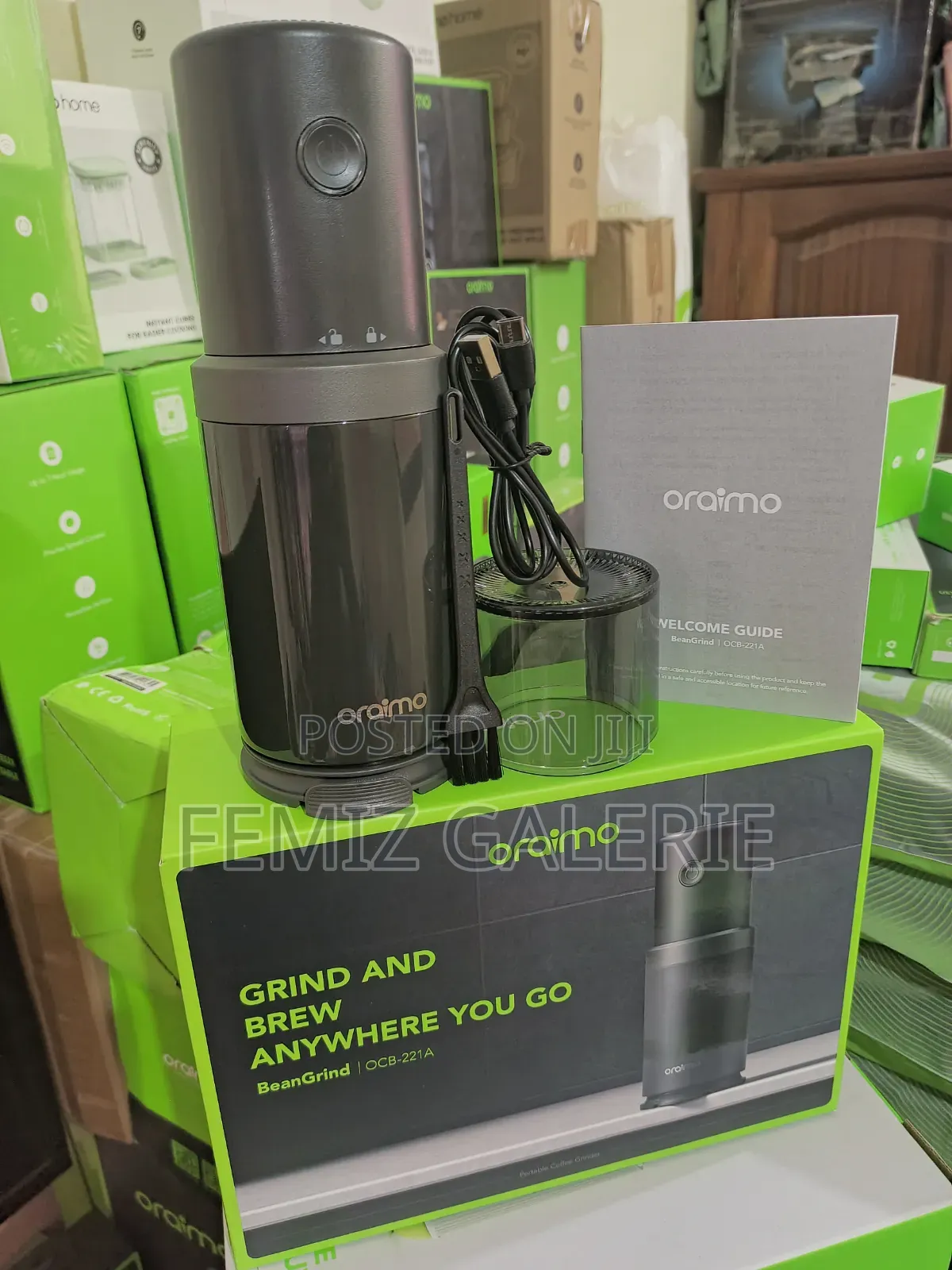 Oraimo Beangrind 2in1 Portable 350ml Coffee Grinder