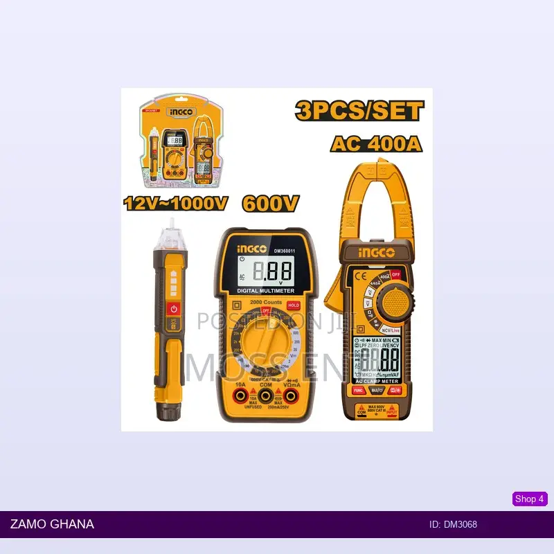 Electrical Test Kit 3pcs Set - Dm3068