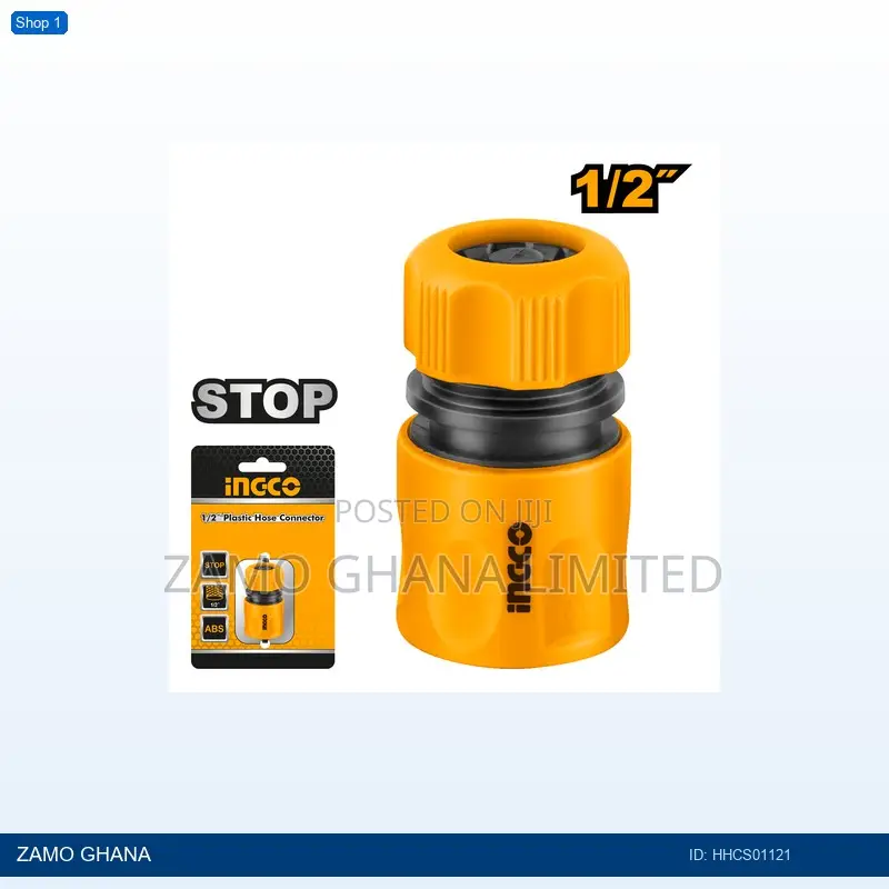 Plastic Hose Connector Stop 0.5" - Hhcs01121