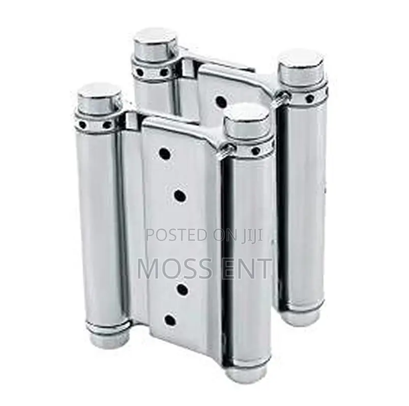 Double Action Spring Hinges 3 Inch Silver - Dah-Sn3
