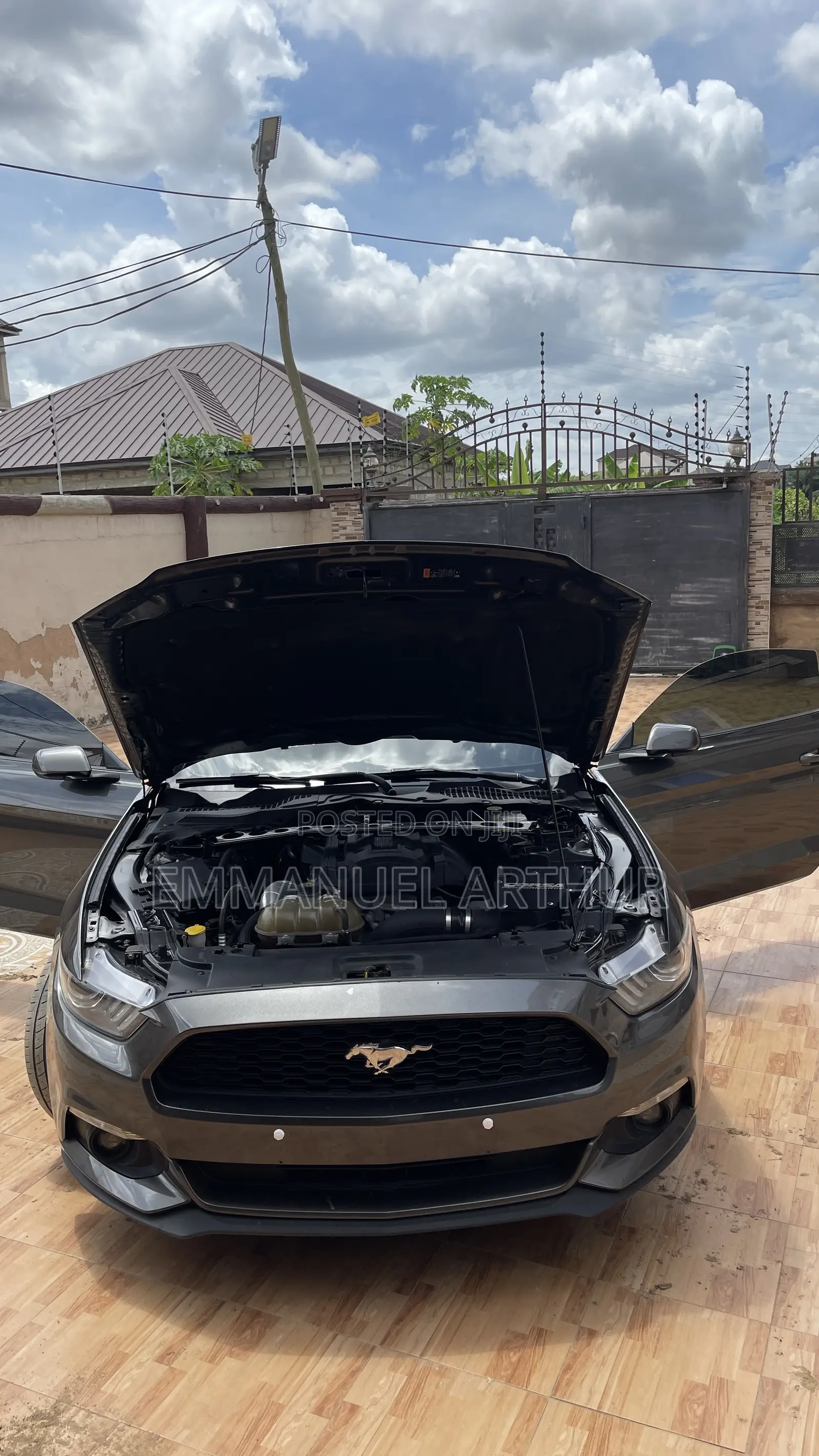 Ford Mustang EcoBoost Premium Fastback 2017 Gray