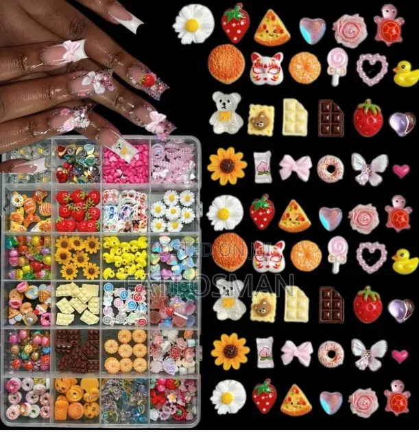 Foodlike Nail Charms