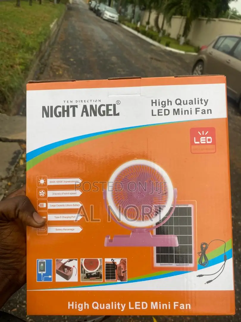 Night Angel High Quality Led Mini Fan