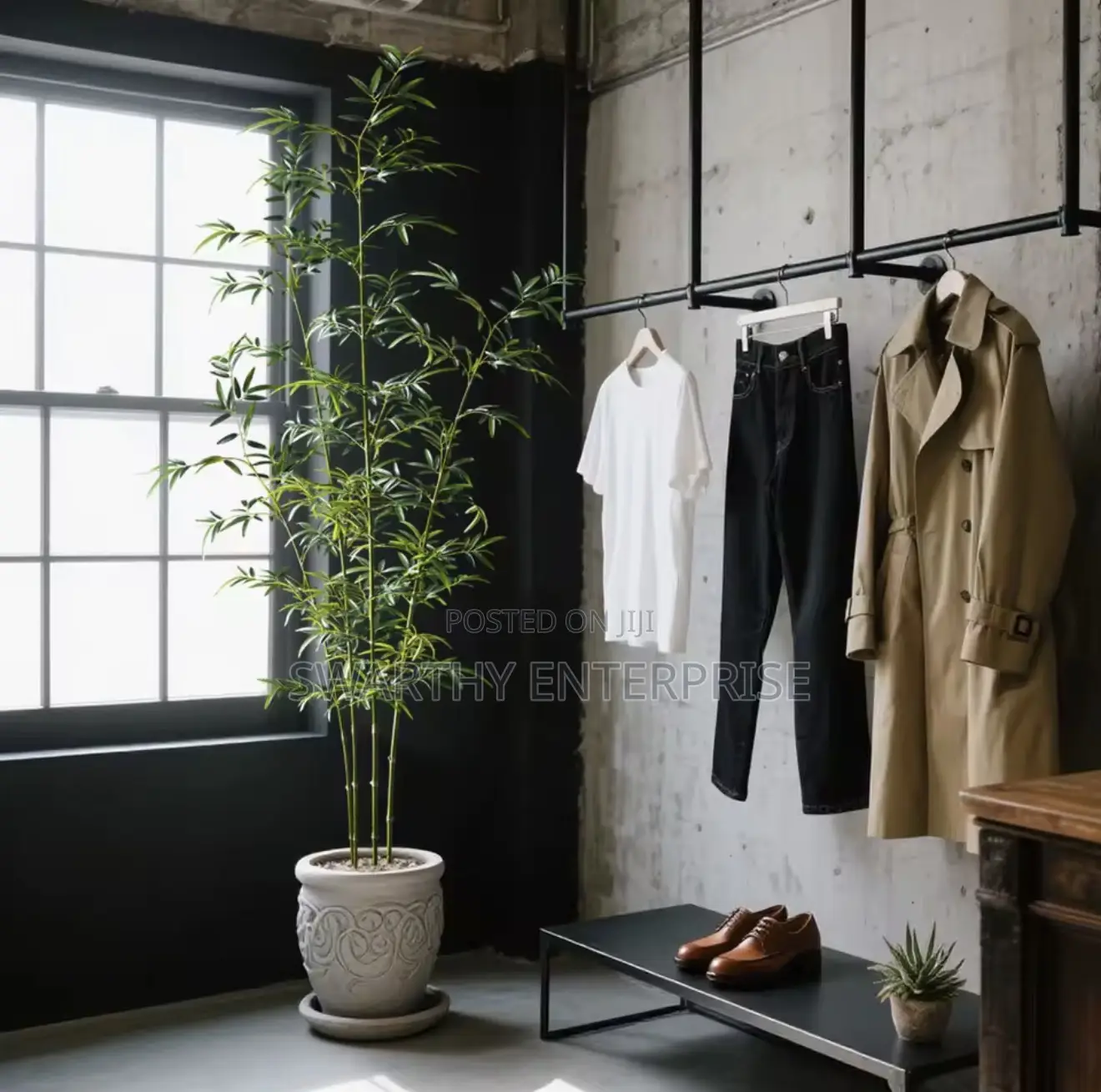 190cm / 6ft Tall Green Artificial Potted Bamboo