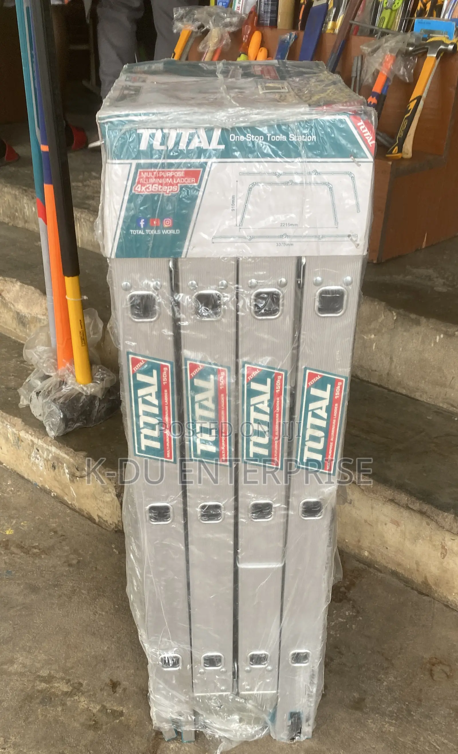 Total Aluminum Ladder 4x3