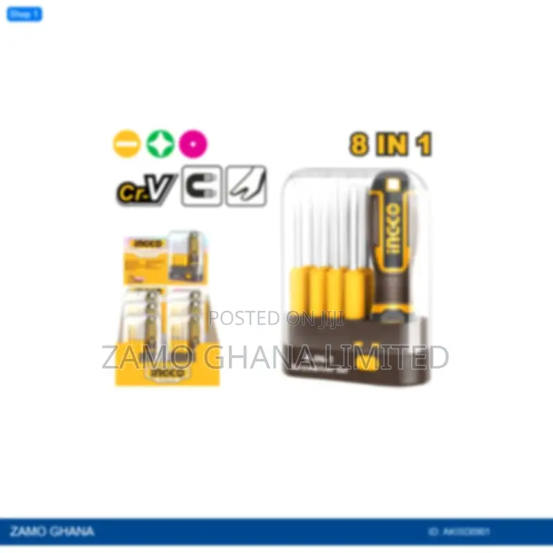 9 PCS Interchangeable Screwdriver - Akisd0901