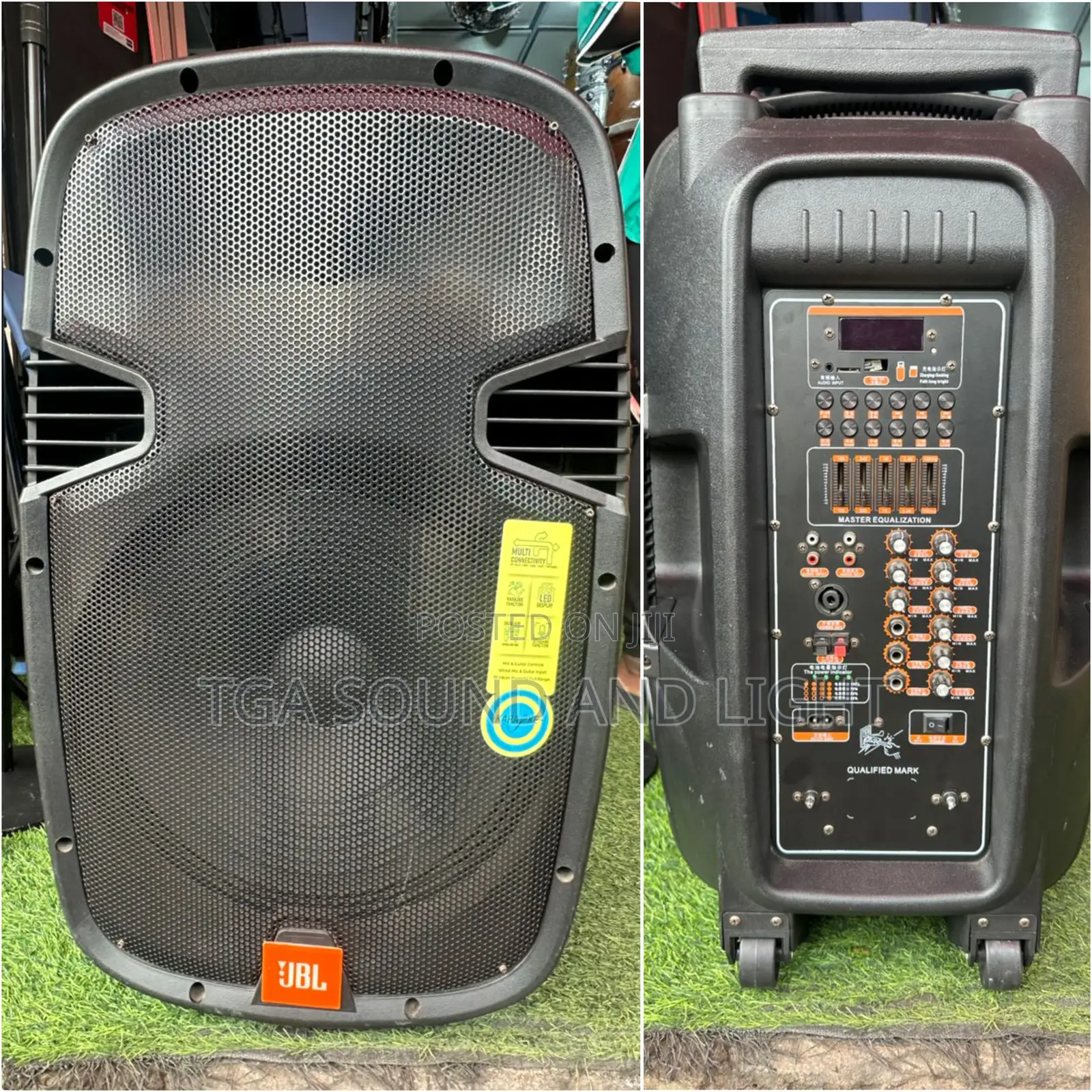 JBL 12 Inches Rechargeable Active Speaker [2 Microphones]