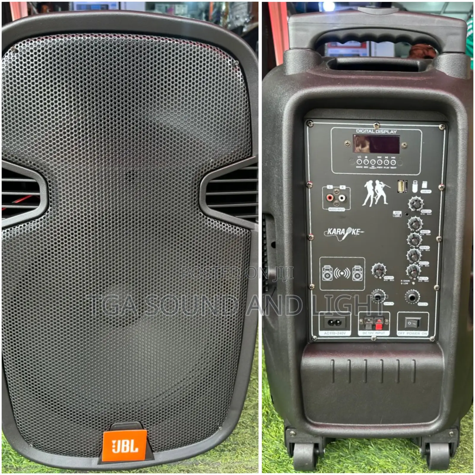 JBL 15 Inches Rechargeable Active Speaker[2 Microphones]
