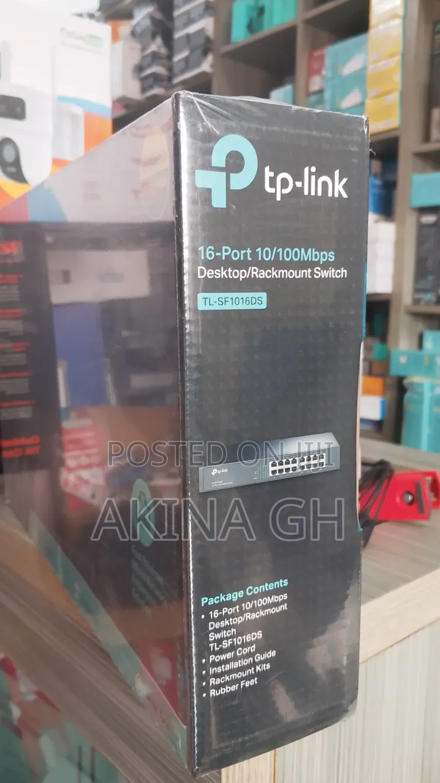 16 Port 10/100 Desktop/Rackmount Switch (Tl-Sf1016ds)