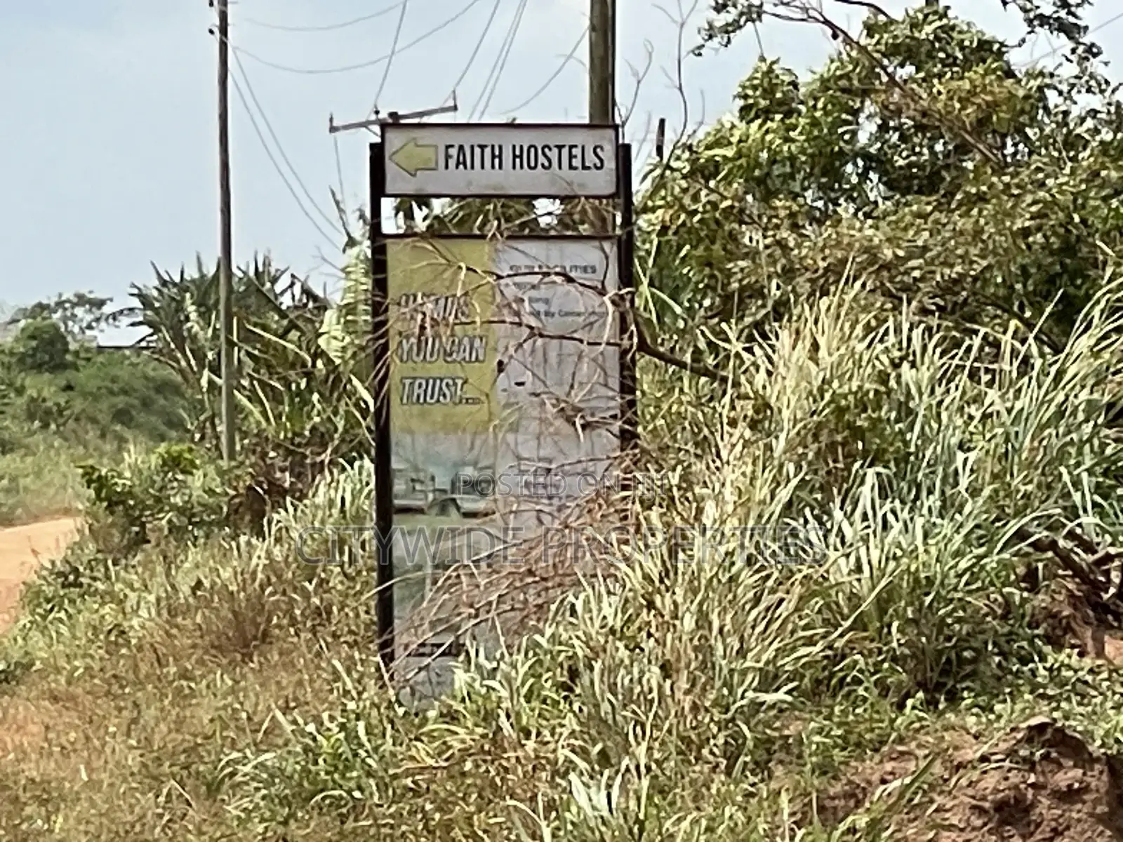 1.5 Acre Roadside Plot for Sale at Berekuso