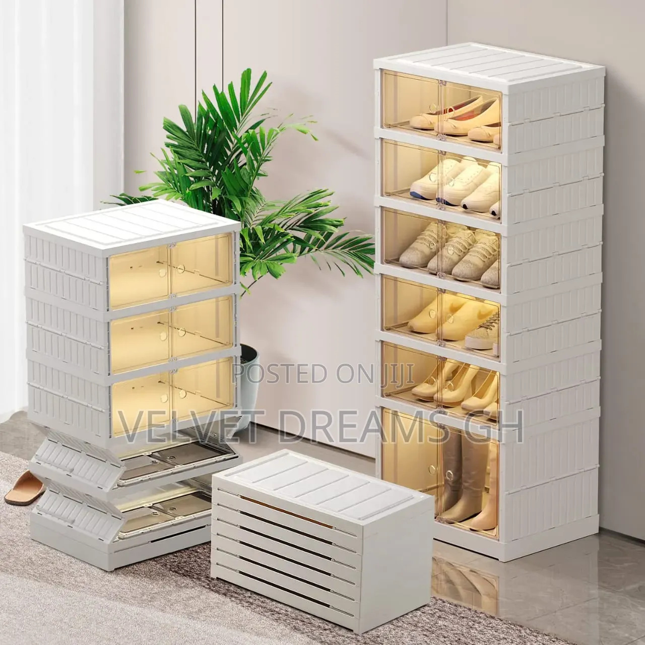 Luxury Single-Sided Shoe Rack