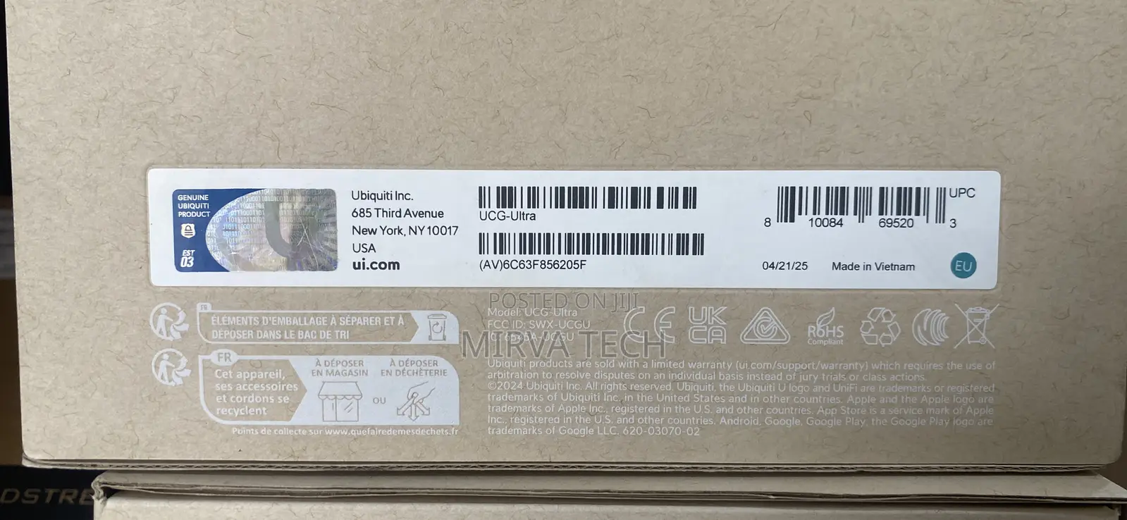 Ubiquiti Unifi Cloud Gateway Ultra Ucg-Ultra