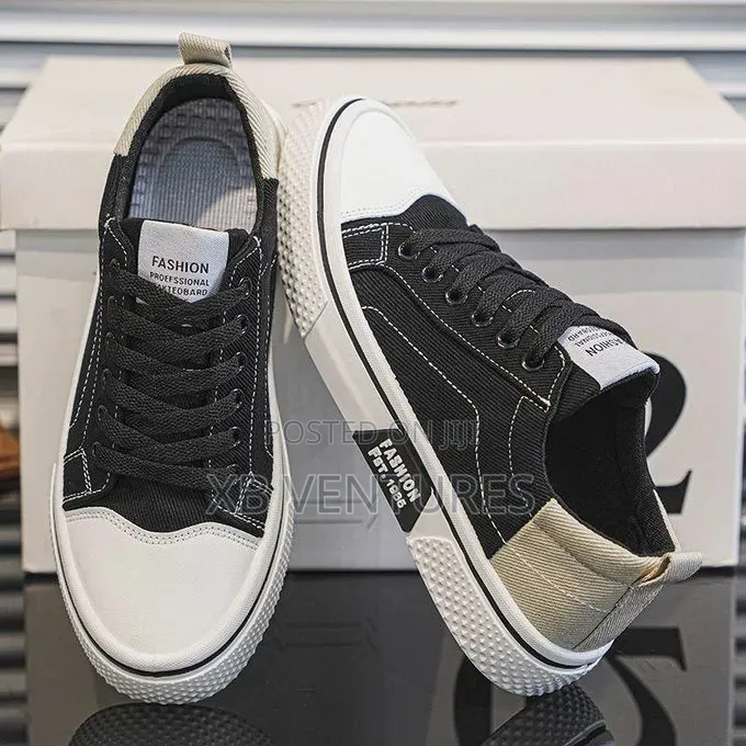 Canvas Skateboarding Shoes - Blu