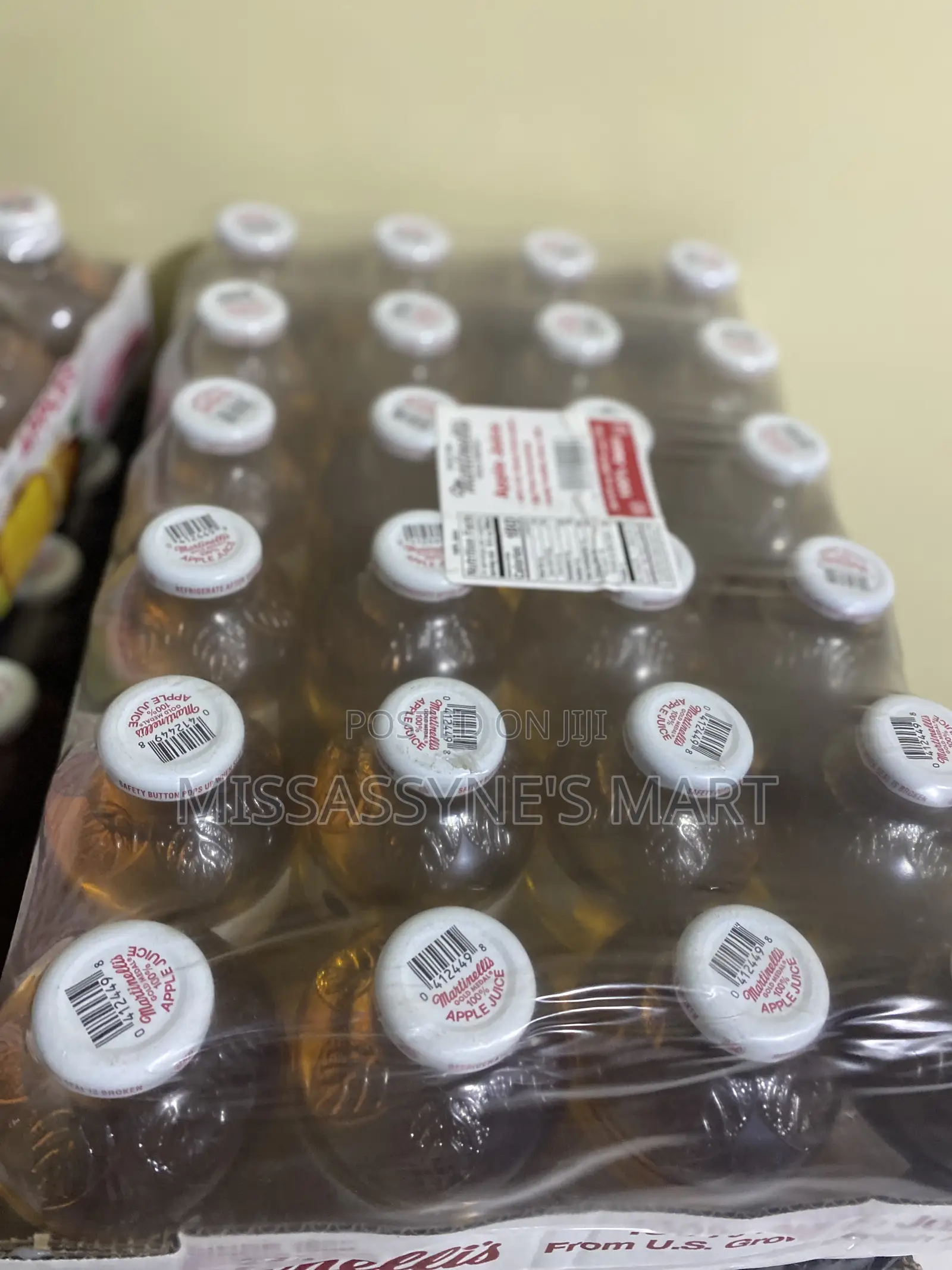 Martinelli's Glass Bottle 100% Apple Juice Pack of 24