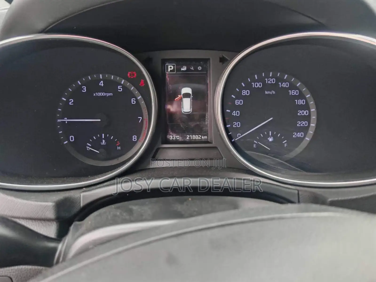 Hyundai Santa Fe SE FWD 2017 White