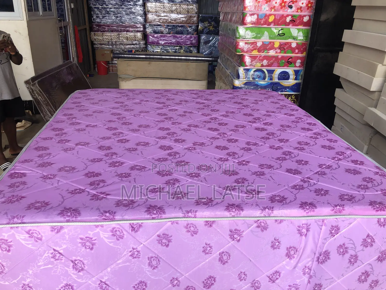 High Quality Foam Mattress 54x75 Inches or 4.5x6 Ft