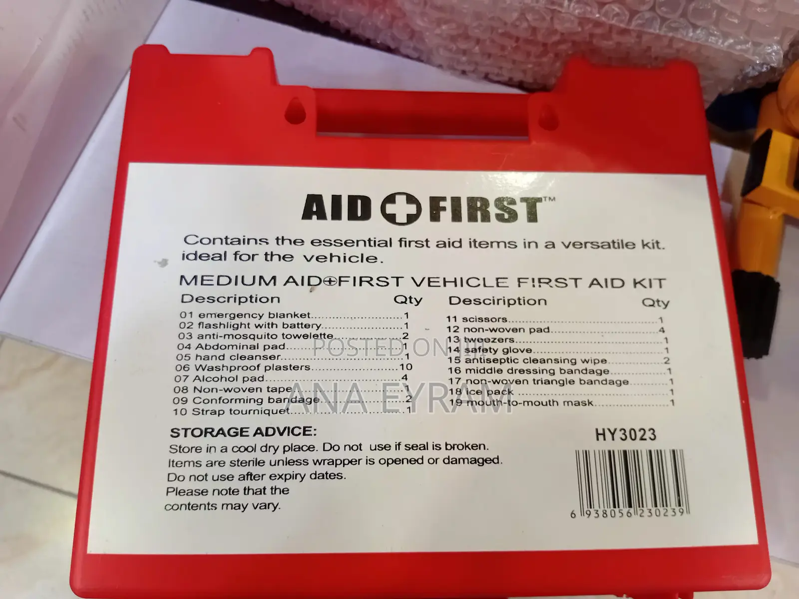 Car First Aid Kit