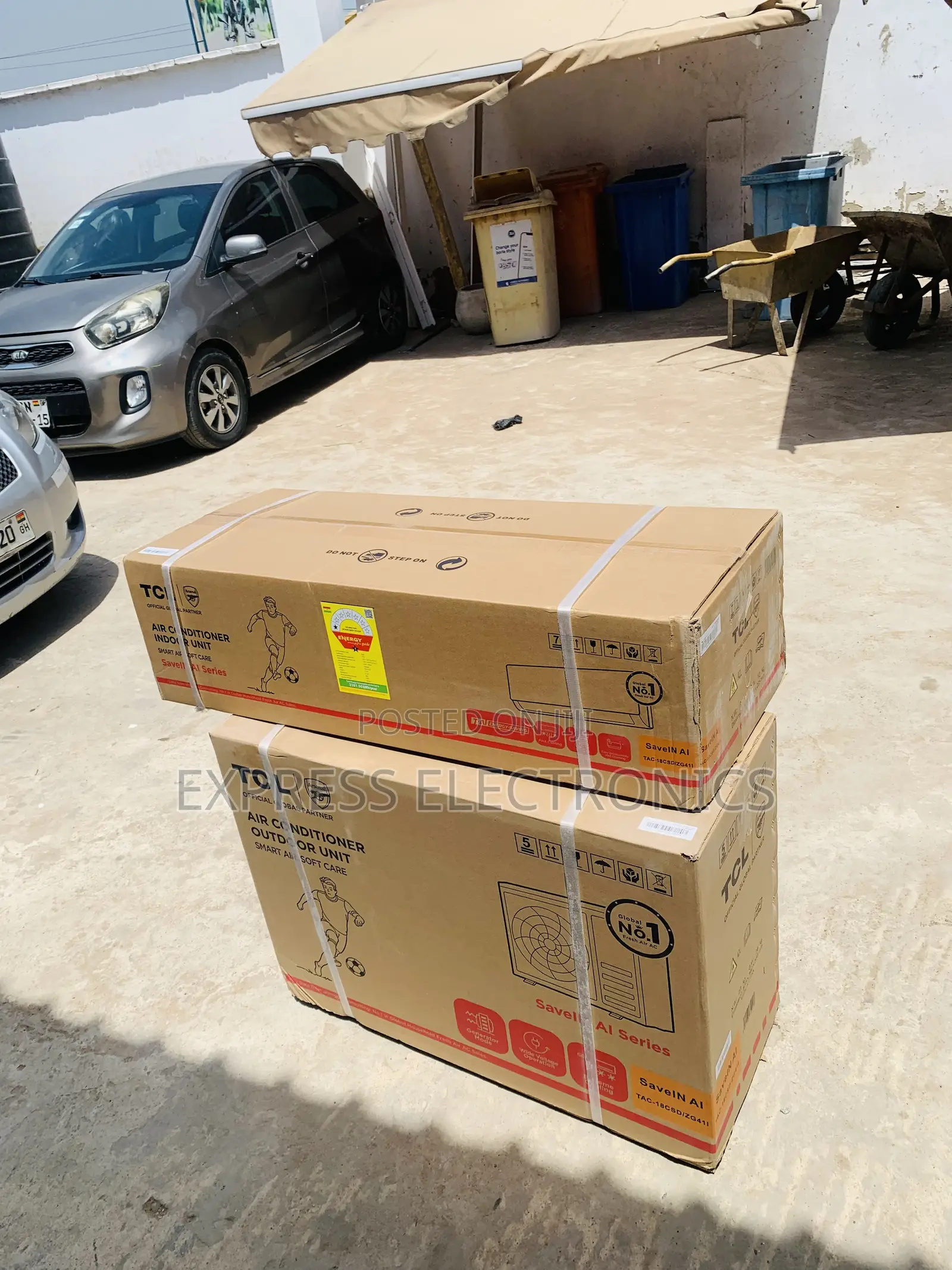 Brand New White Air Conditioner Inverter Dark Grey 1.5hp TCL