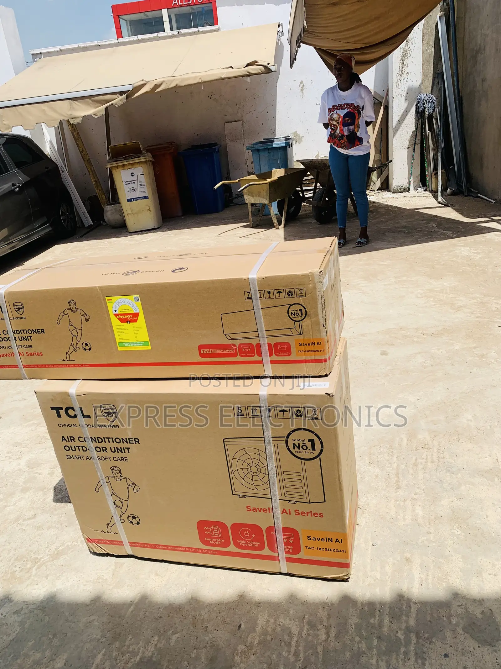 Shop the New White Dark Grey Inverter TCL 1.5hp