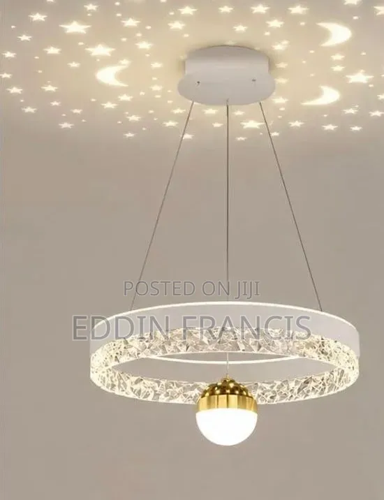 Crystal Hanging Chandelier With Stars