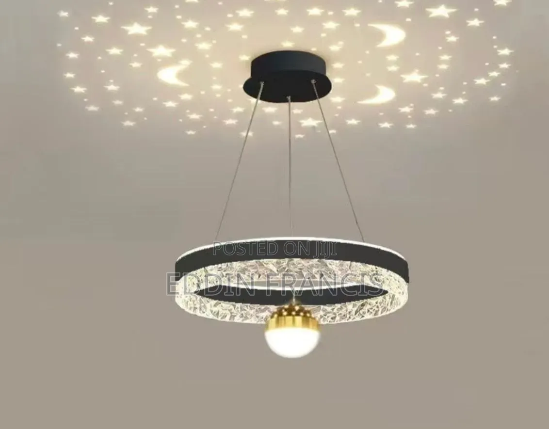Crystal Hanging Chandelier With Stars