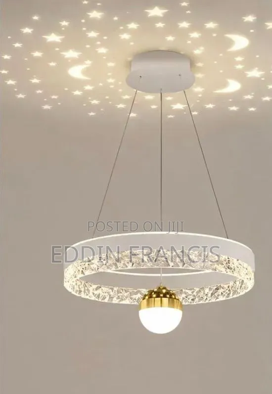 Crystal Hanging Chandelier With Stars