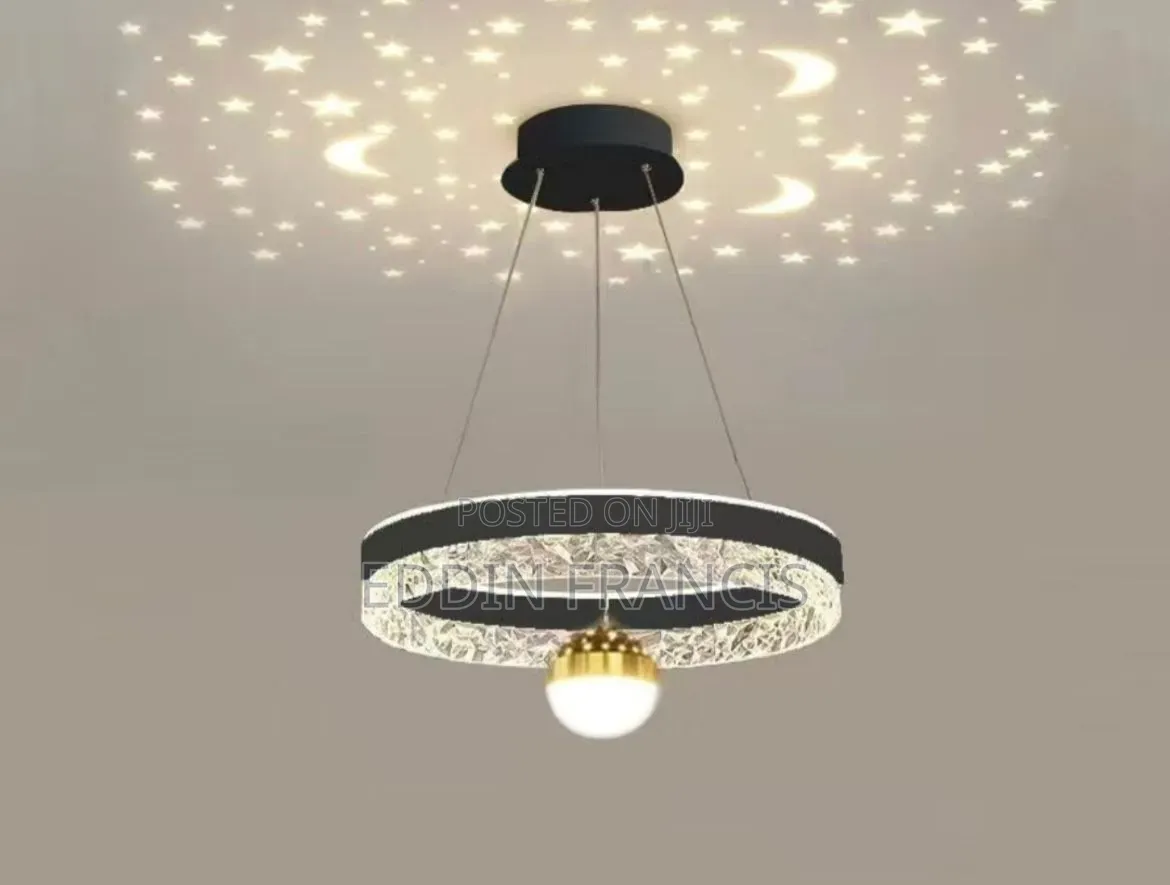 Crystal Hanging Chandelier With Stars