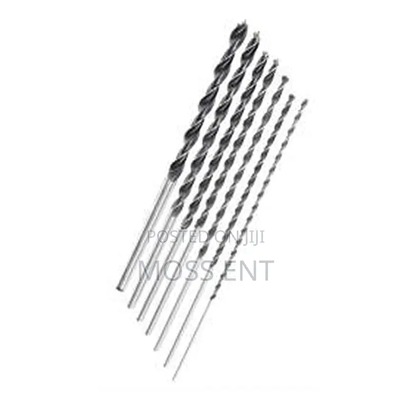 Condor 7pcs Long Wood Drill Auger Bit Set 4-5-6-7-8-10-12x30 - H080403