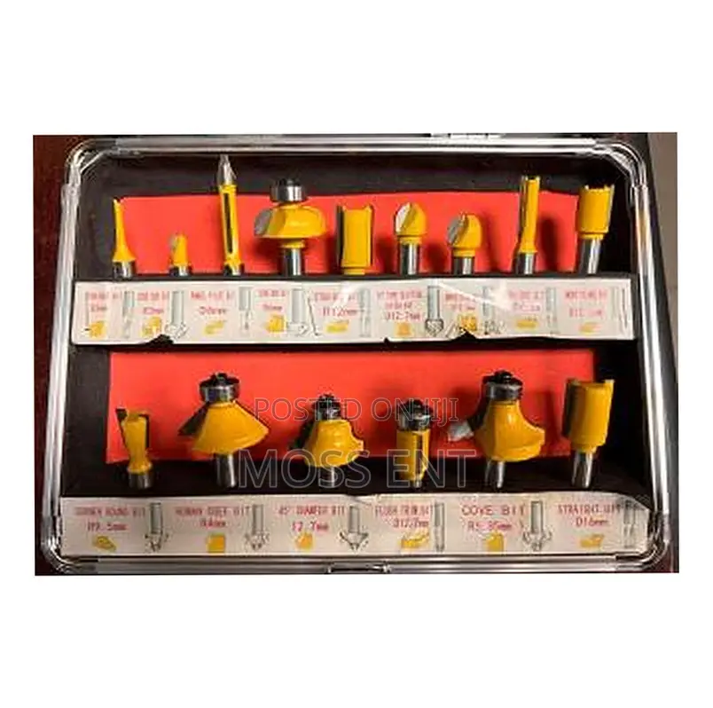 Router Bit Set 15pcs Type 1 - RBS-15