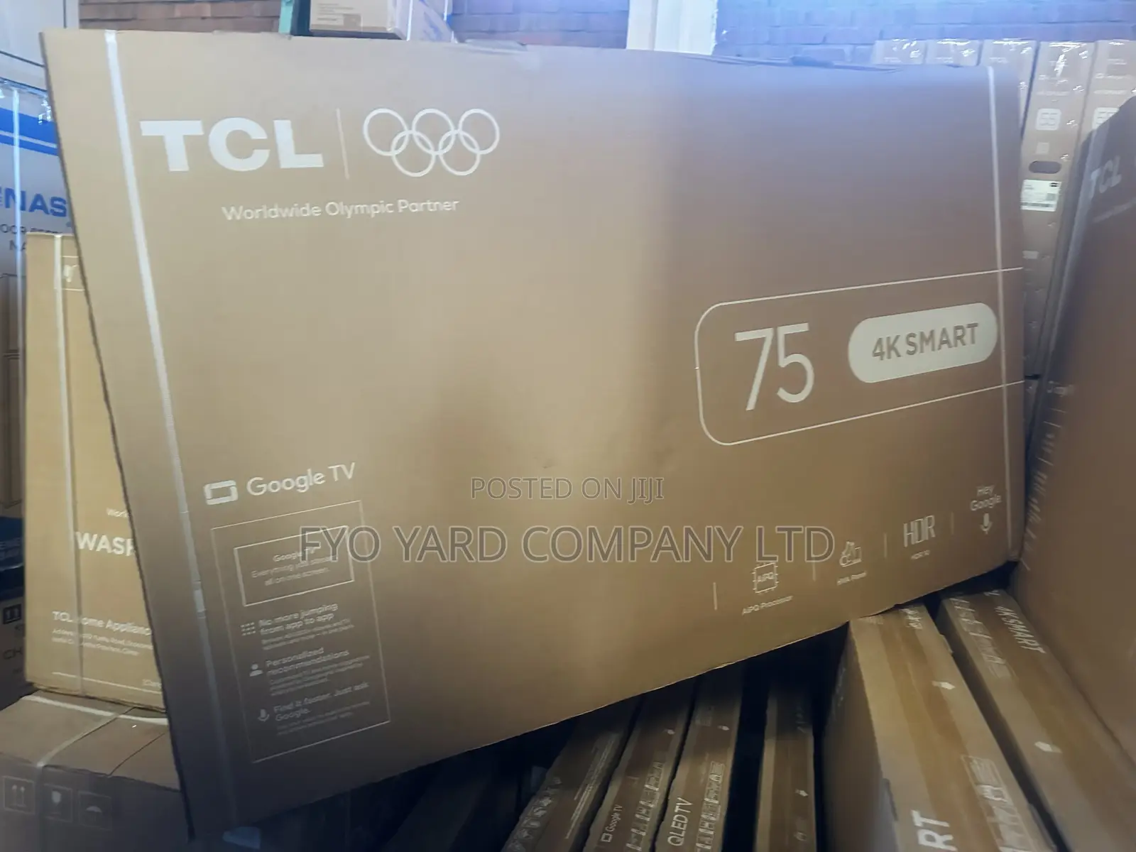 Latest Model TCL Android Smart 75in Uhd Digital Led Tv