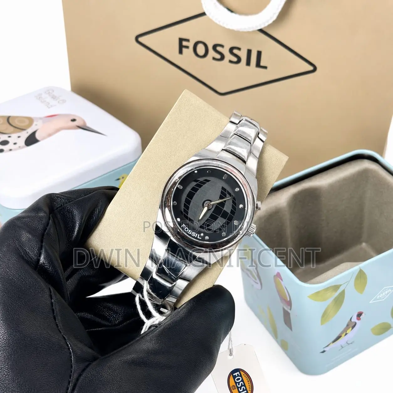 Fossil Big Tic Limited Edition Y2k Stainless Steel Watch