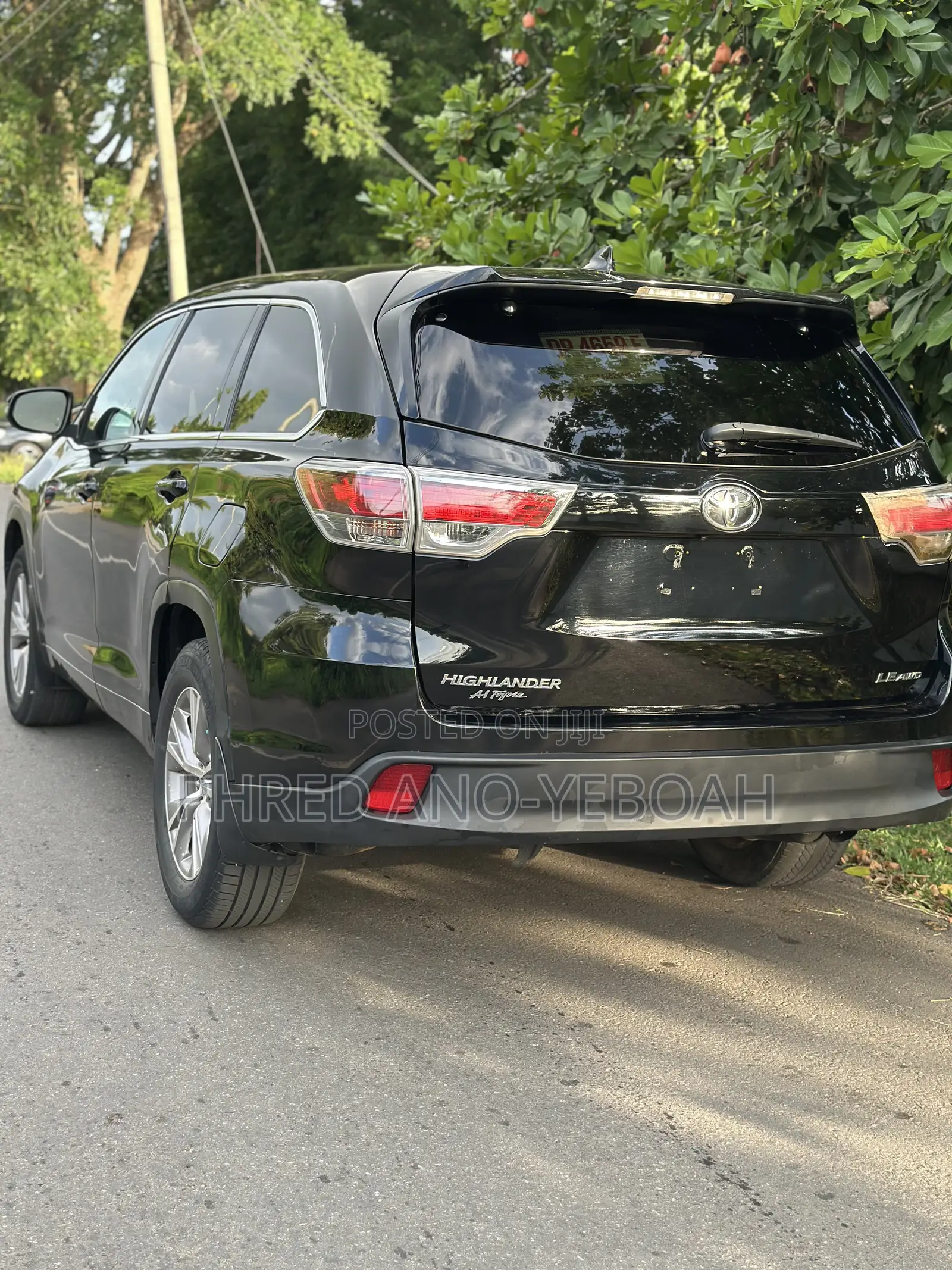 Toyota Highlander LE Plus 4x4 V6 (3.5L 6cyl 8A) 2017 Black