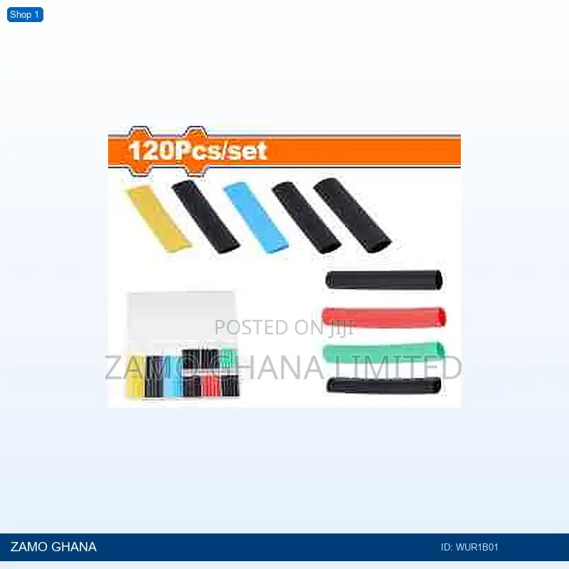 120 PCS Heat Shrink Tubing Assortment - Wur1b01