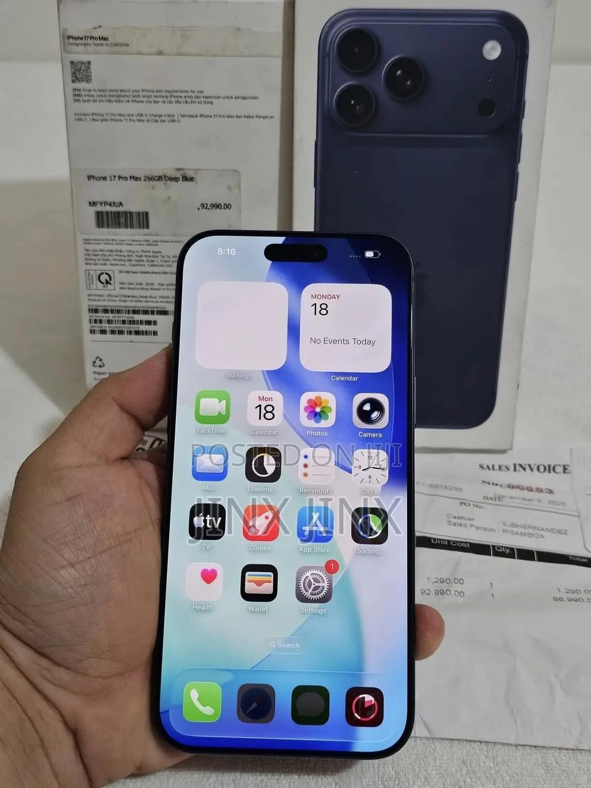 Apple iPhone 17 Pro Max 256 GB Blue