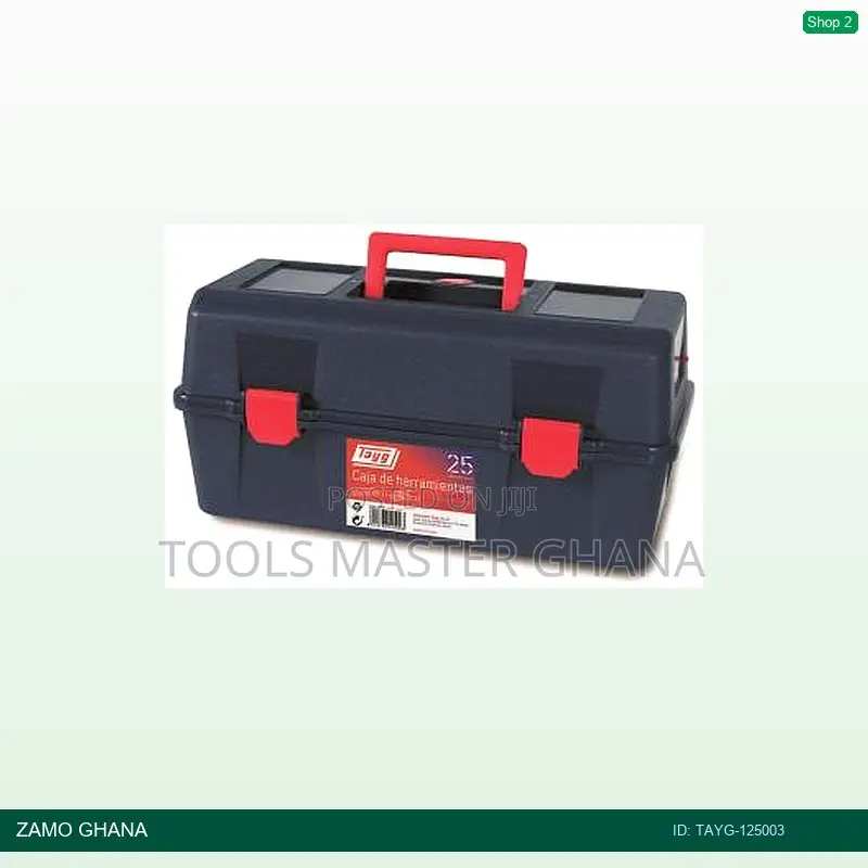 Tayg Plastic Tools Box N.25 400x206x188mm - Tayg-125003