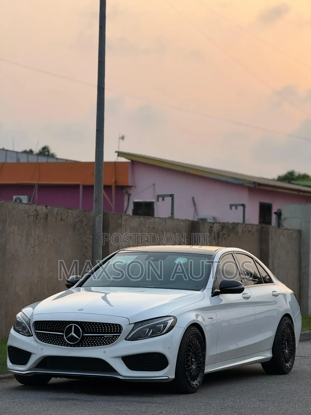 Mercedes-Benz C43 4Matic Sedan AWD (3.0L V6 9AM) 2017 White