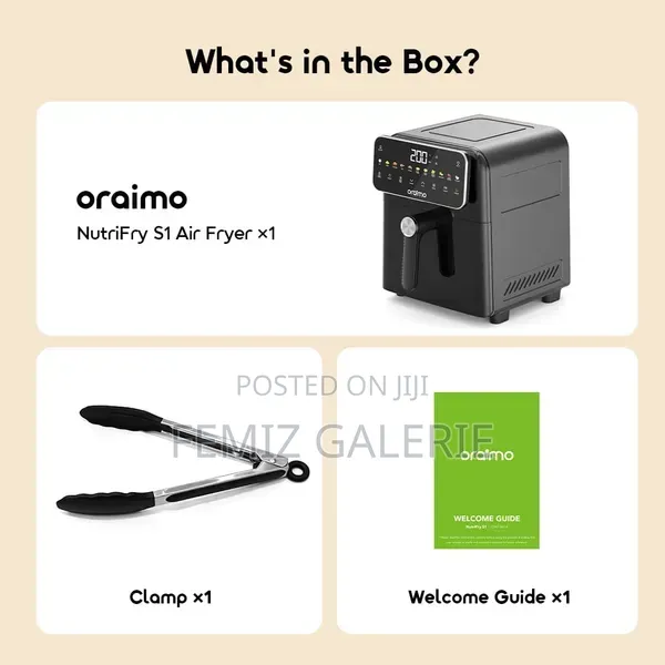 Oraimo Nutrifry S1 6l 1500w 230°C High-Temp Air Fryer