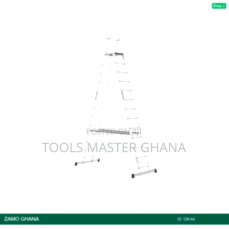 Cm Alu Ladder a Shape 12+1 Wooden Platform - Cm-A4