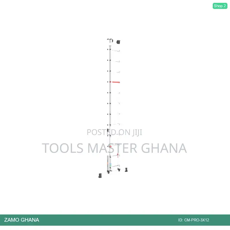 Cm 3x12 Rungs Ext Smart Level Ladder Pro - Cm-Pro-3x12
