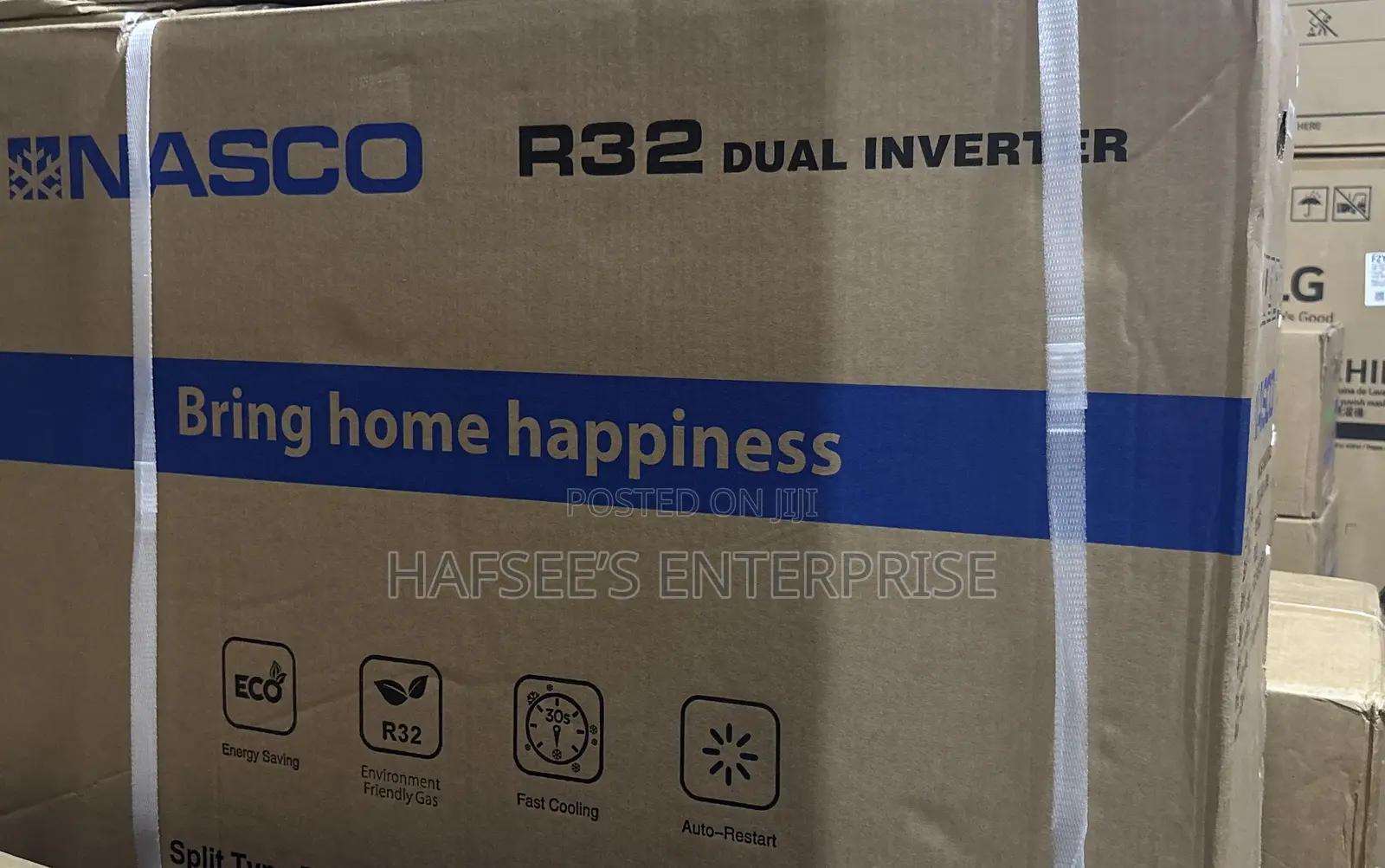 Nasco 1.5hp Spilt Dual Inverter R32 Air Condition