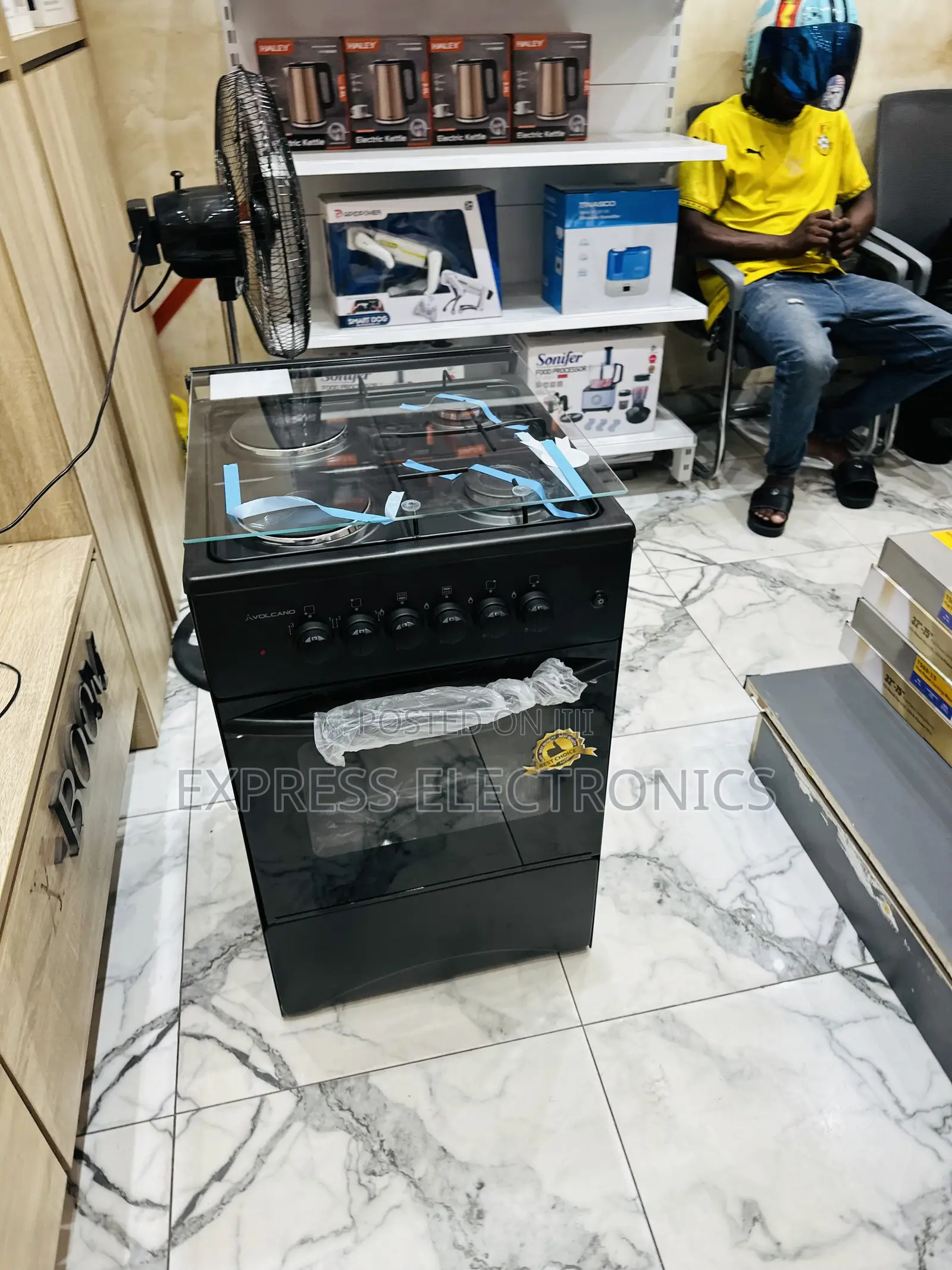 Freestanding Gas Electric Cooker Oven 2-2 Stove