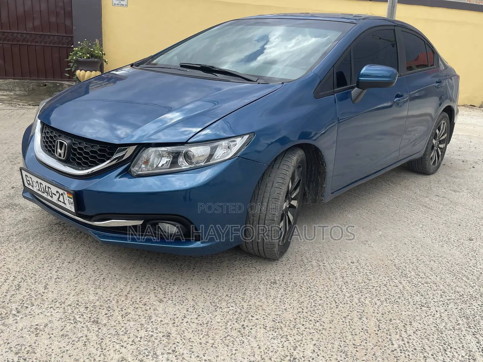 Honda Civic 2014 Blue