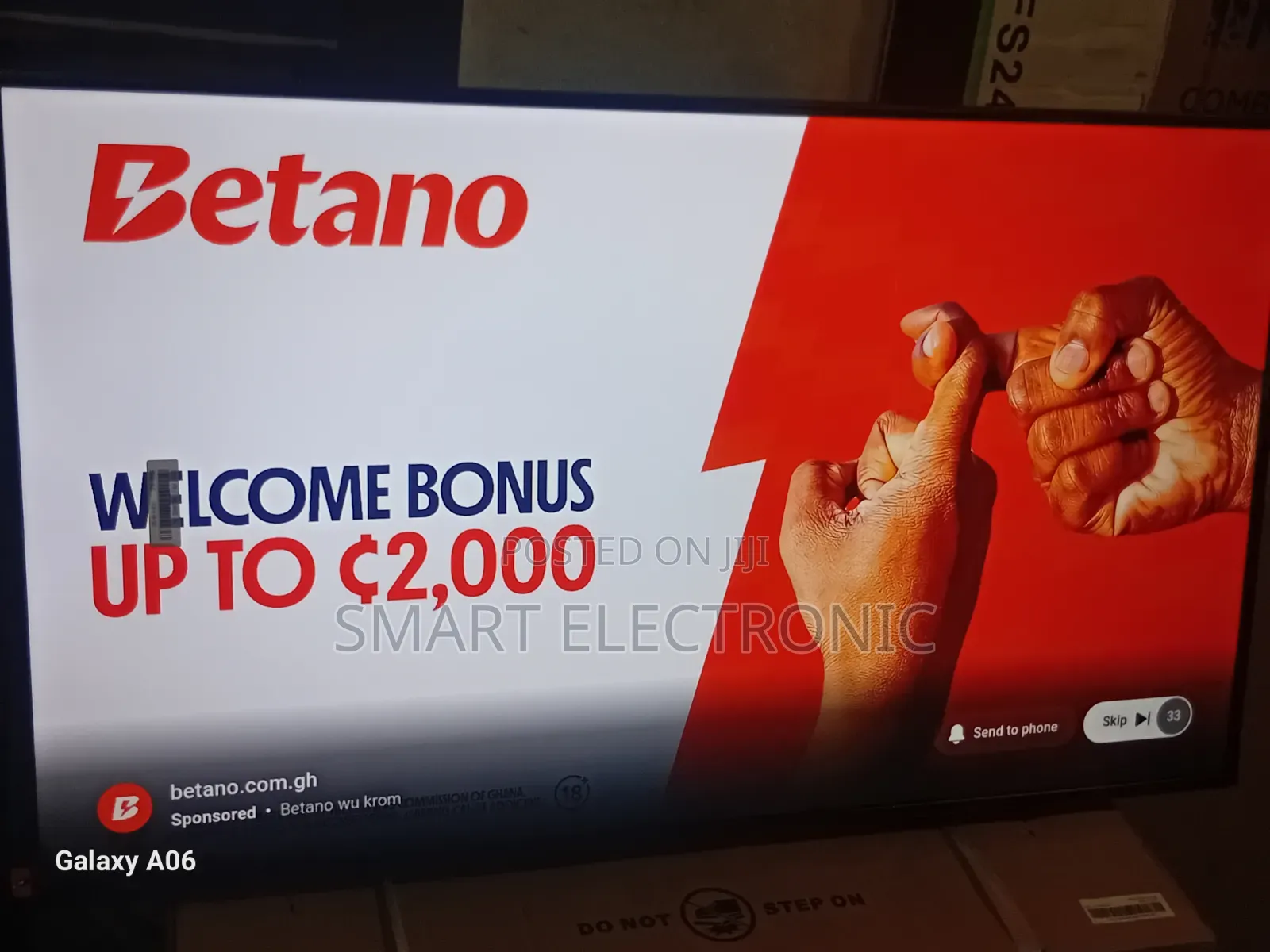 Samsung 43” Led Smart Television With Clear Audio