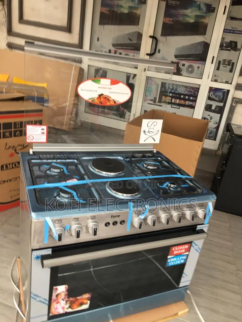 Ferre Multi-Function Cooker 4 Gas Burners 2 Electric Plates