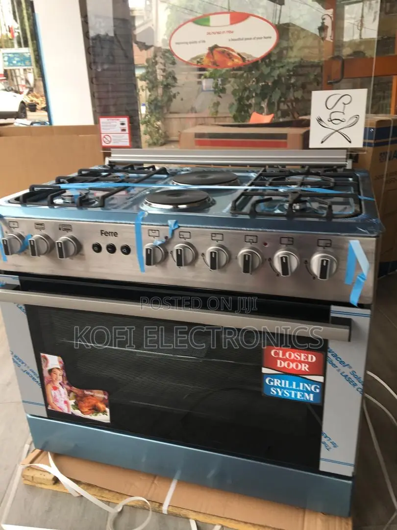 Modern Ferre 4 Gas + 2 Electric Cooker Practical Durable