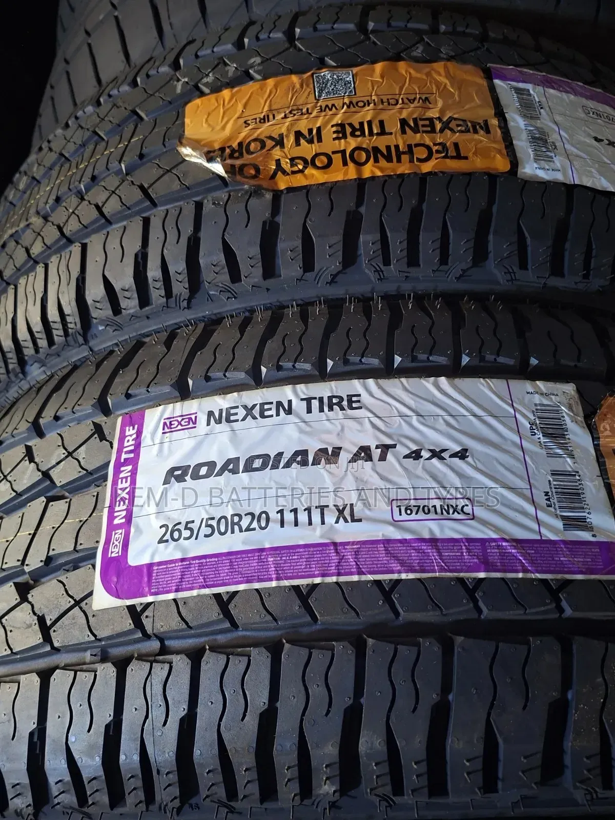 265/50r20 Nexen Tyres - All Terrain + Free Delivery