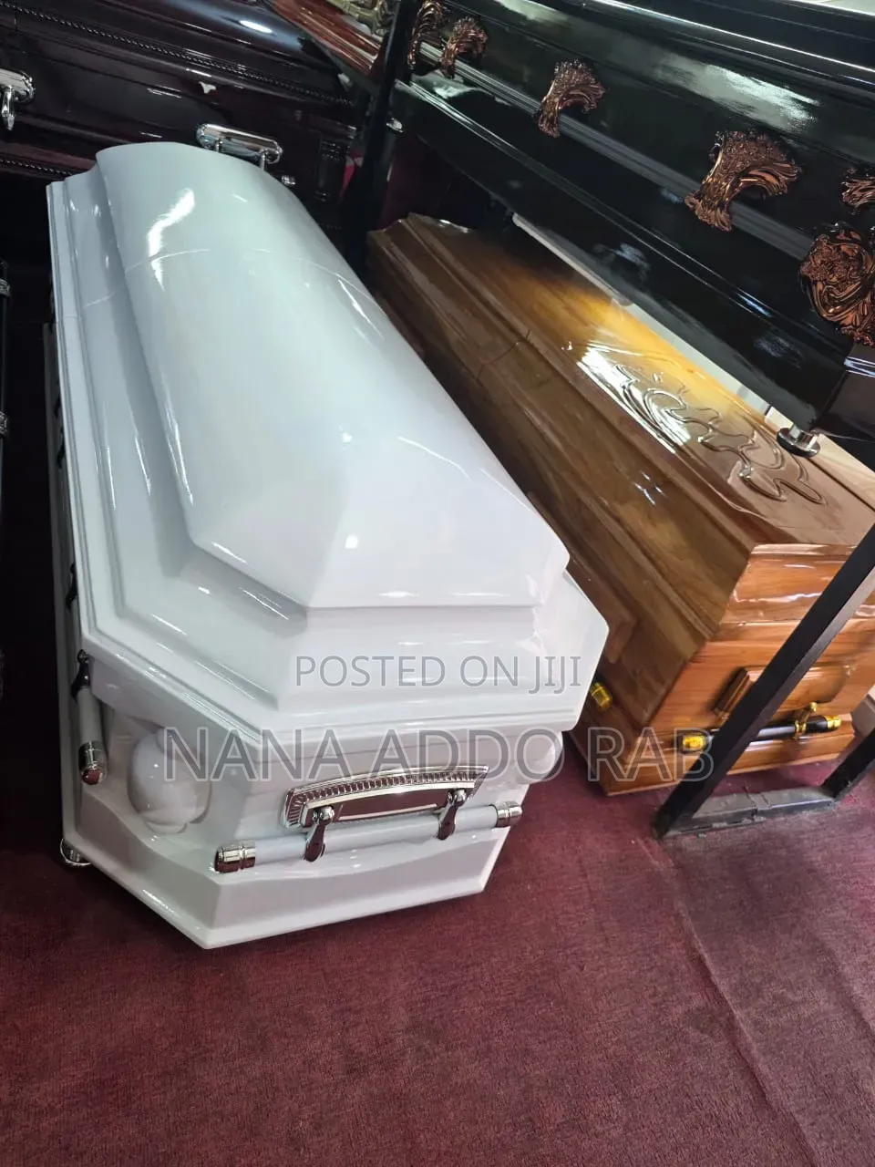 Locally Made Caskets Available for Sale.