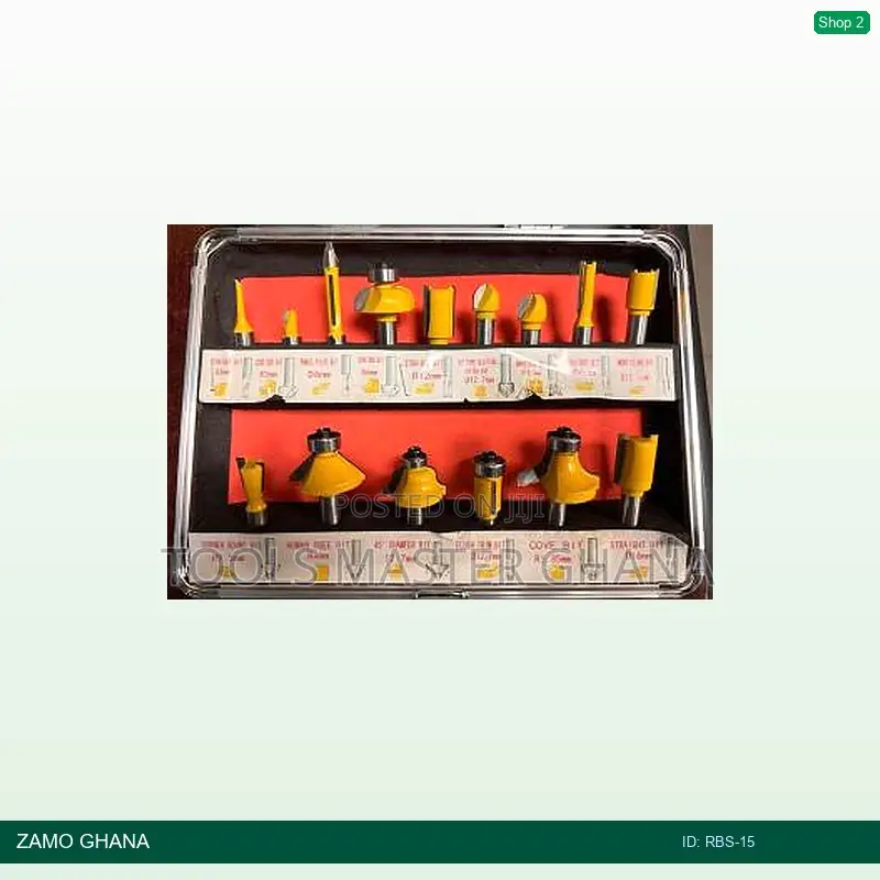 Router Bit Set 15pcs Type 1 - RBS-15