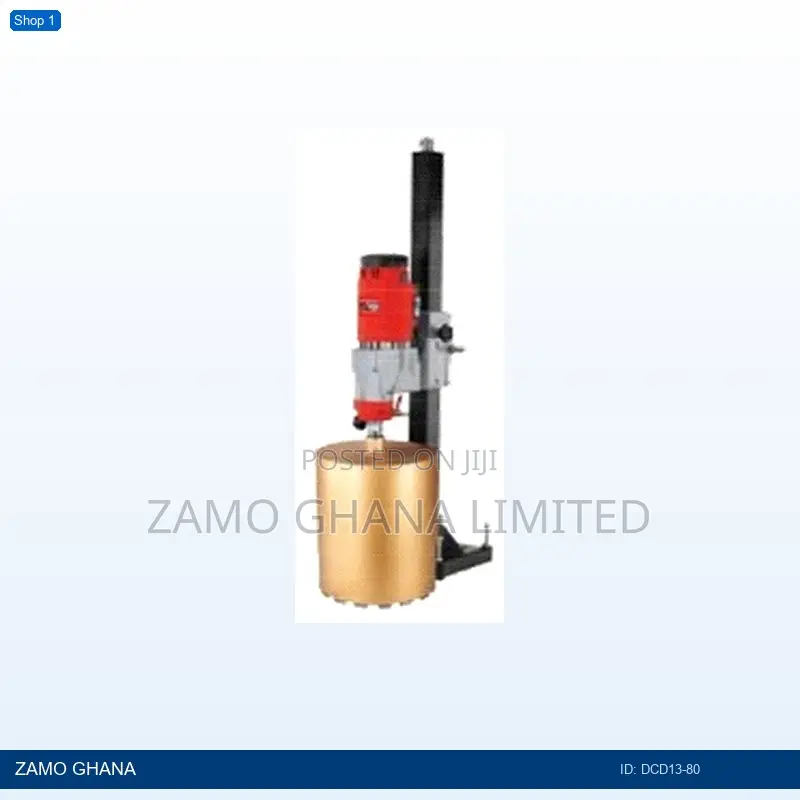 Diamond Core Drill 1500w 90mm 880-1990-3960rpm With Stand N - Dcd13-80