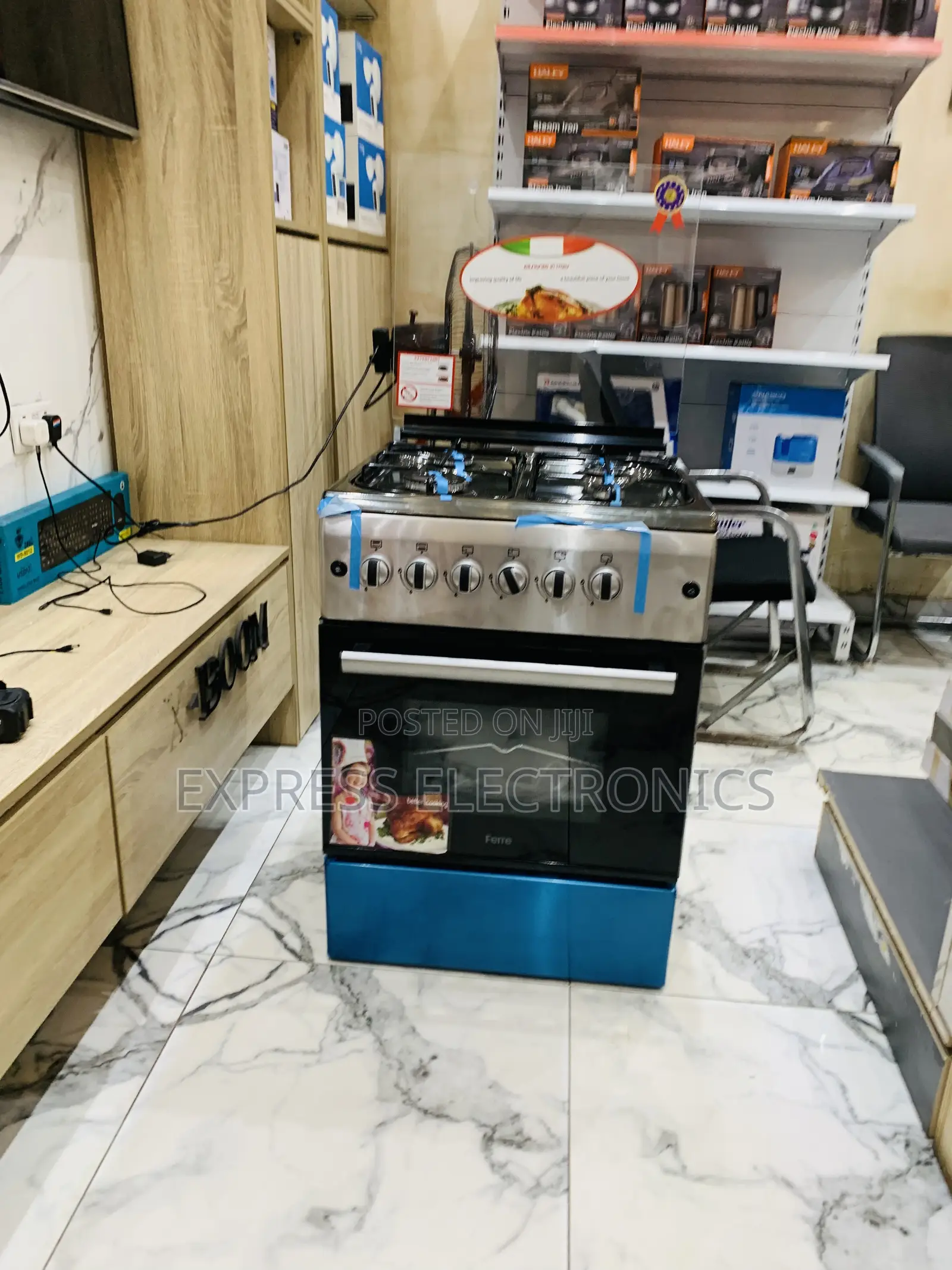 Grab the New Gas Cooker Oven New Line 60/60 4burner Sliver